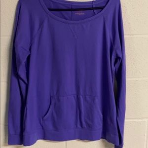 TEK GEAR workout tee long sleeve purple VGC Lg